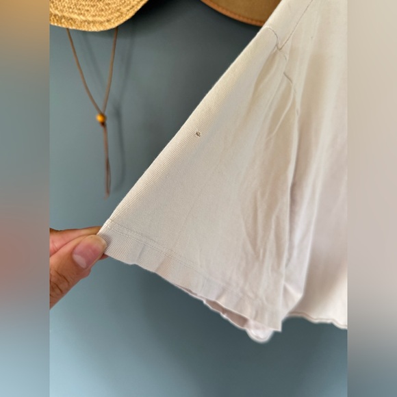 RARE :: Free people distressed vintage welcome to Hollywood Graphic crop tee OS - Picture 14 of 15